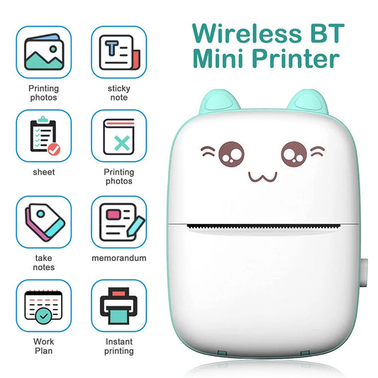 Portable Mini Bluetooth Thermal Printer PF05