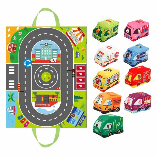 Coffret de jouets pour voitures souples ST06