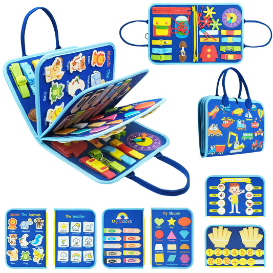 MS035 Busy Board - Apprentissage préscolaire - Cadeaux pour enfants autistes