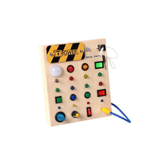 witch Busy Board - Wooden LED Light Up MS015