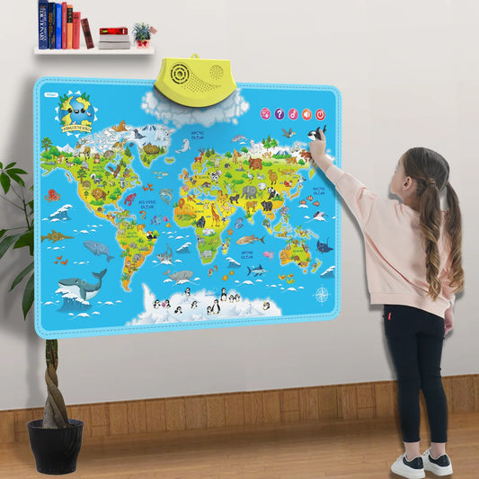 Music World Map Poster MGH002