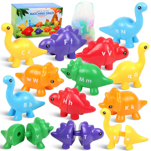 Letters Double-Sided ABC Alphabet Dinosaur RT018